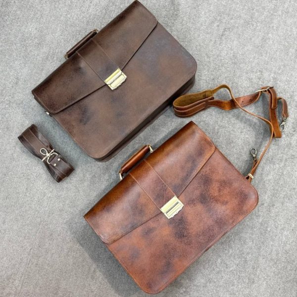 کیف اداری دستی و دوشی تک قفله - Image 2