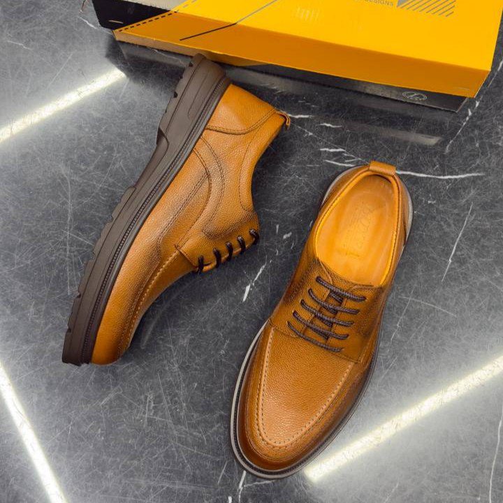 IMG_۲۰۲۵۱۱۰۴_۱۸۱۴۵۷ کفش کلاسیک گرند 1 عسلی - Image 1